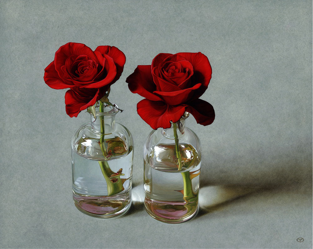 two red roses