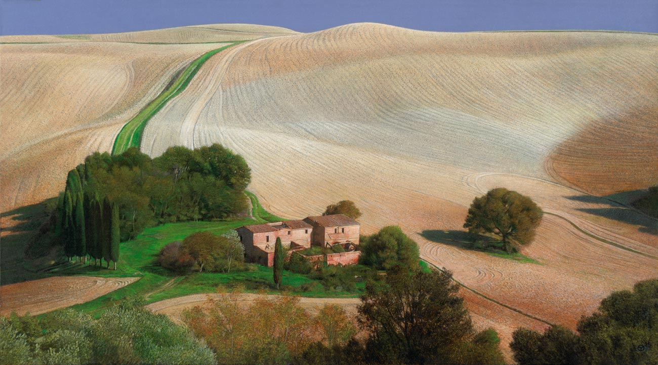 plowed fields